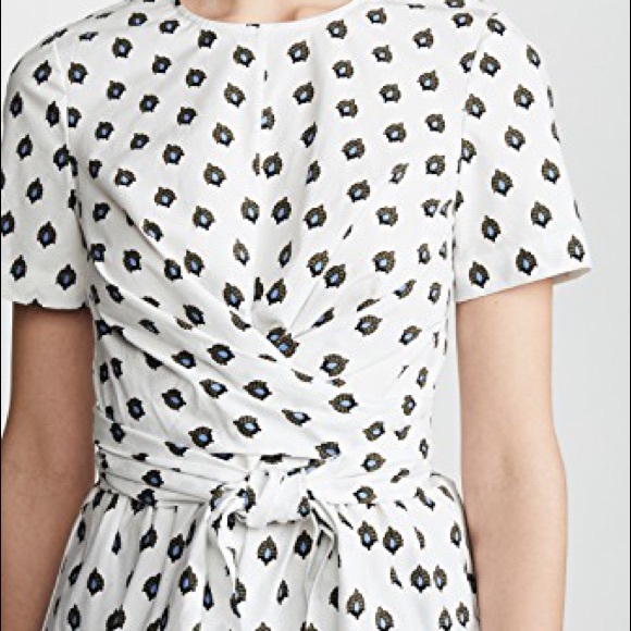 DVF GLORIA TOP IN FLEUR DOT IVORY SIZE Small - Picture 5 of 12